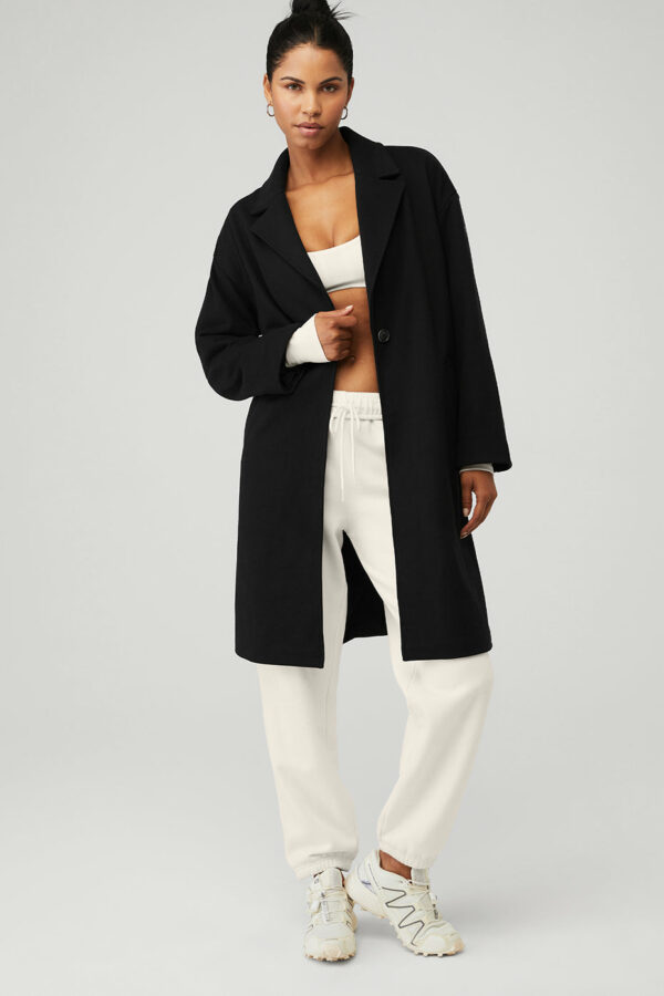 Alo Yoga | VIP Blazer Trench Jacket in Black