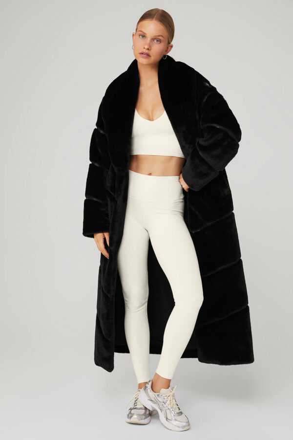 Alo Yoga | Faux Fur Cascade Jacket in Black