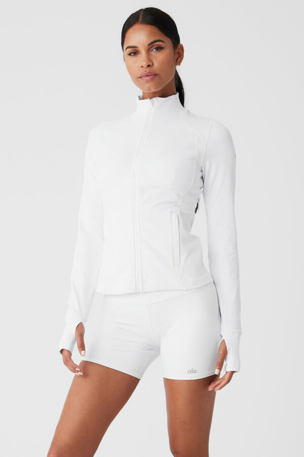 Alo Yoga | Airbrush Formation Jacket in White