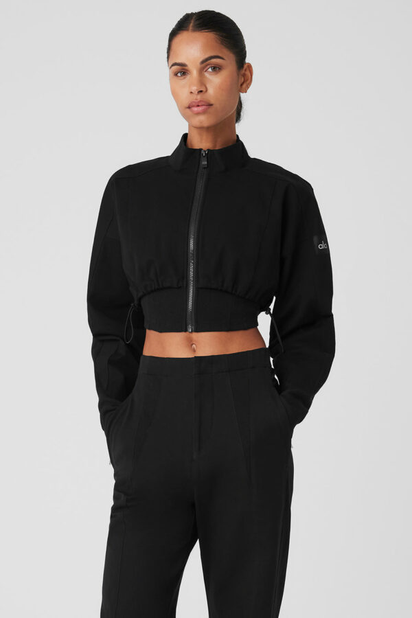 Alo Yoga | On Point Moto Jacket in Black