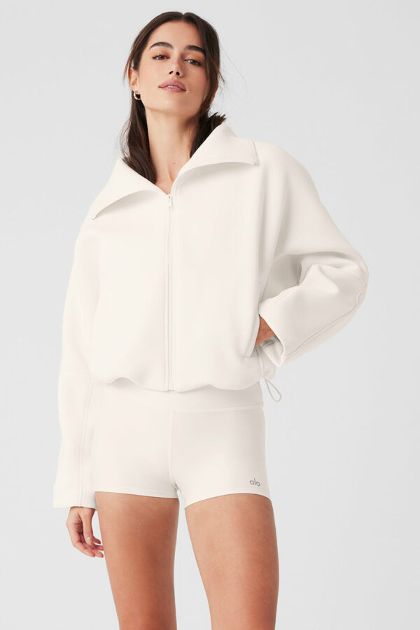 Alo Yoga | Technical Form Jacket in Ivory White