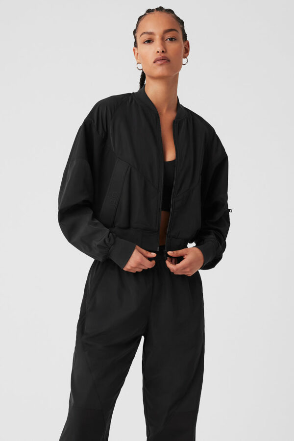 Alo Yoga | Mixed Media Reinvention Jacket in Black