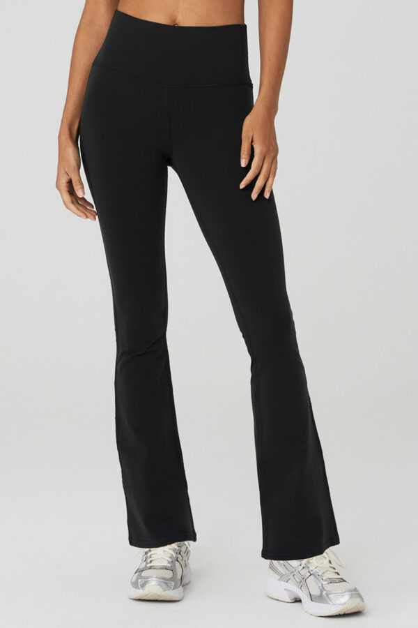 Alo Yoga | Airbrush High-Waist 7/8 Bootcut Legging in Black