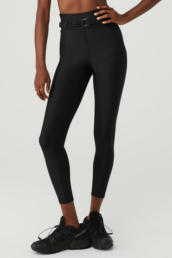 Alo Yoga | Airlift High-Waist 7/8 Charmer Legging in Black