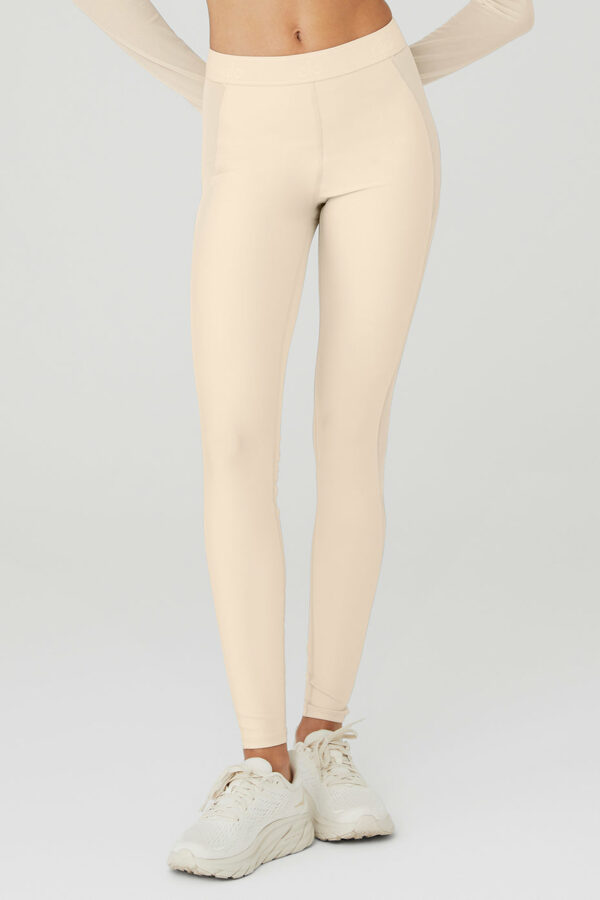 Alo Yoga | Airlift High-Waist Ballet Dream Legging in Macadamia Beige