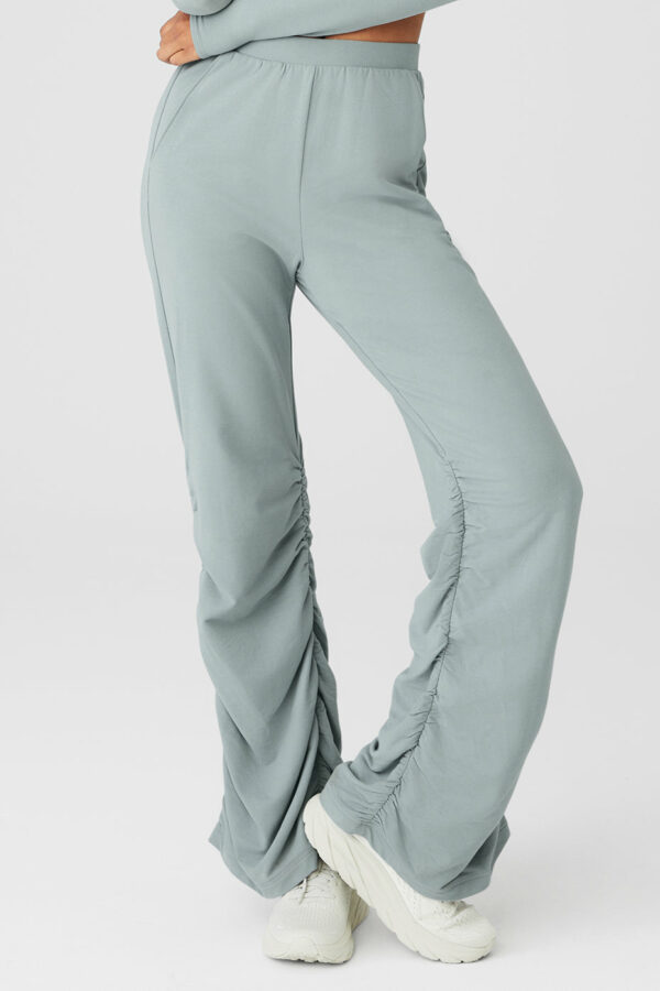 Alo Yoga | Ruched Soft Sculpt Pants in Cosmic Grey