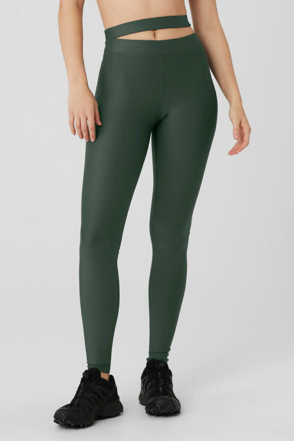 Alo Yoga | Airlift High-Waist All Access Legging in Dark Cactus Green