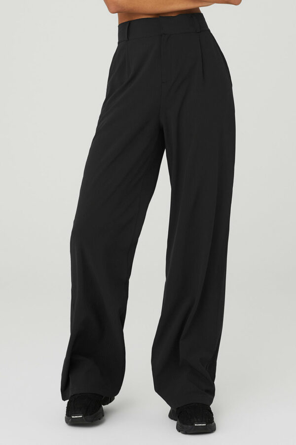 Alo Yoga | High-Waist Dreamscape Trouser in Black