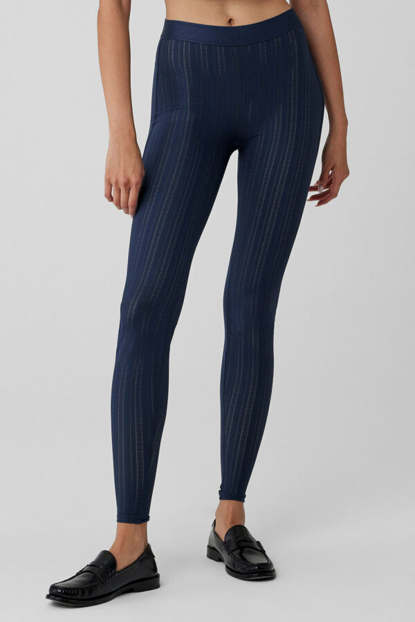 Alo Yoga | High-Waist Euphoria Legging in Navy Blue