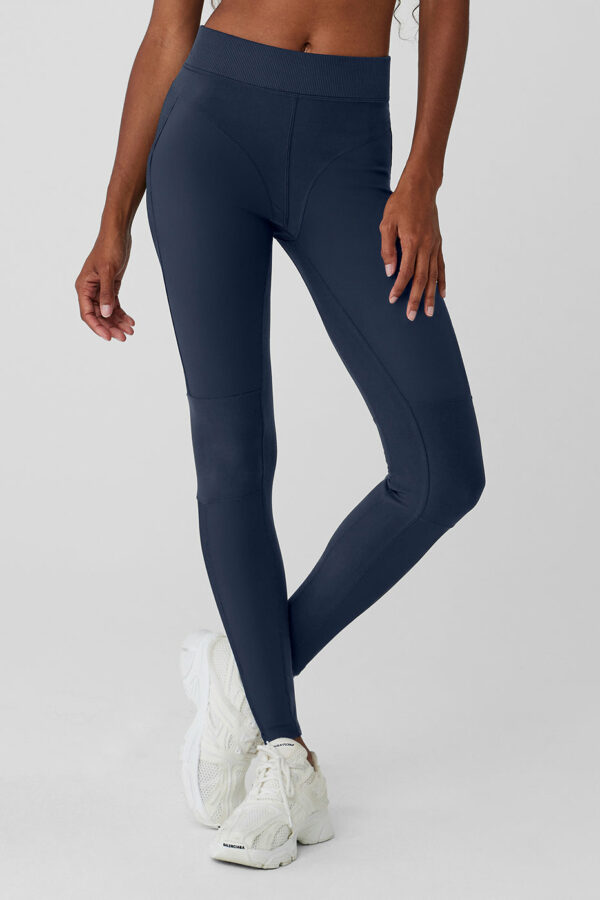 Alo Yoga | Alosoft High-Waist Head Start Legging in Navy Blue