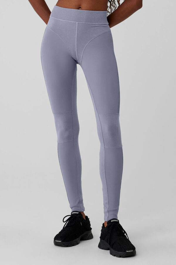 Alo Yoga | Alosoft High-Waist Head Start Legging in Fog Grey