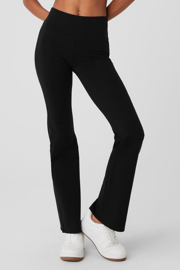 Alo Yoga | Airbrush High-Waist Flare Legging in Black