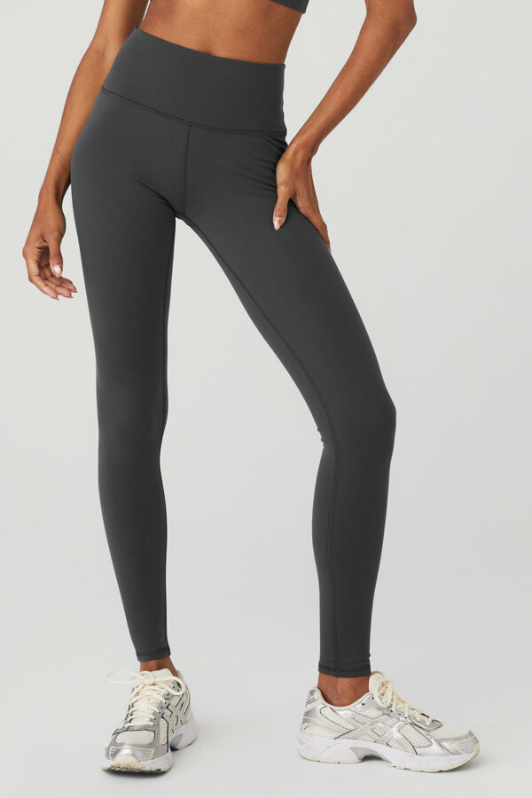 Alo Yoga | High-Waist Airbrush Legging in Anthracite Grey