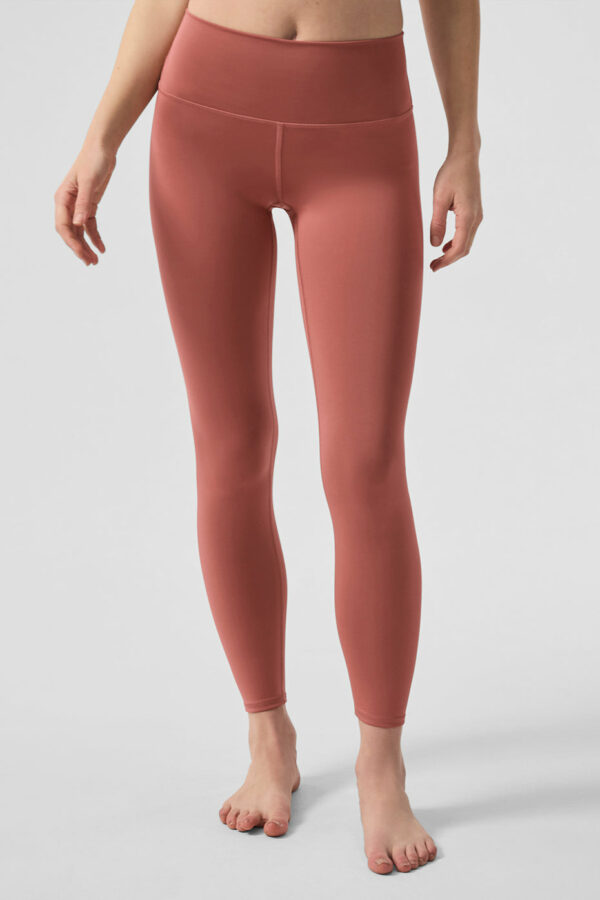 Alo Yoga | 7/8 High-Waist Airlift Legging in Soft Terracotta Pink