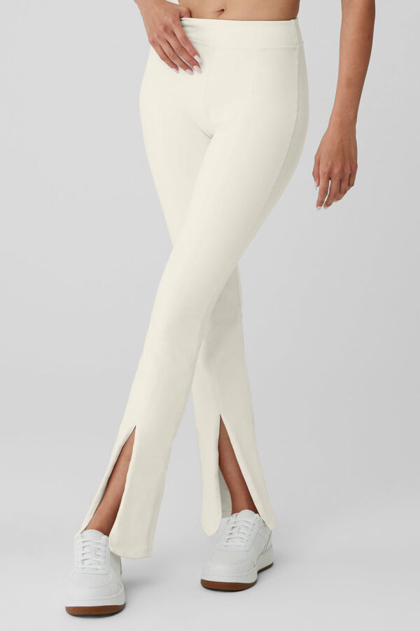 Alo Yoga | Airbrush High-Waist Flutter Legging in Ivory White