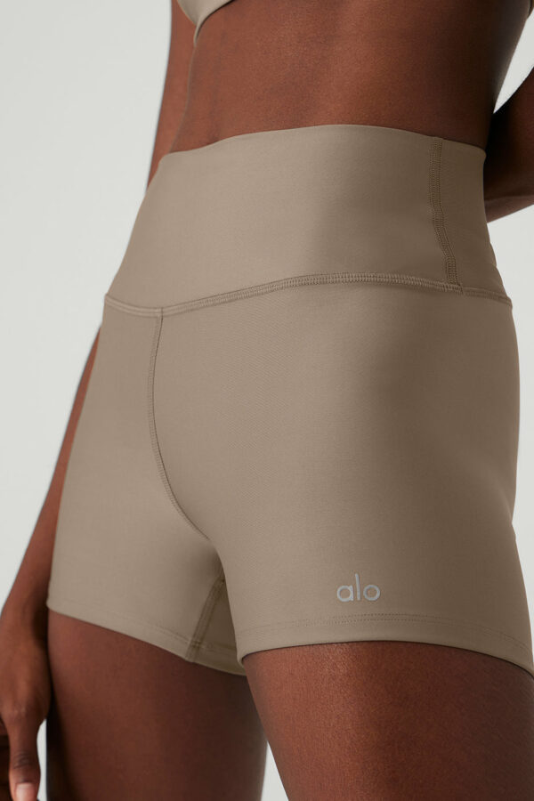 Alo Yoga | 3" High-Waist Airlift Short in Gravel Beige