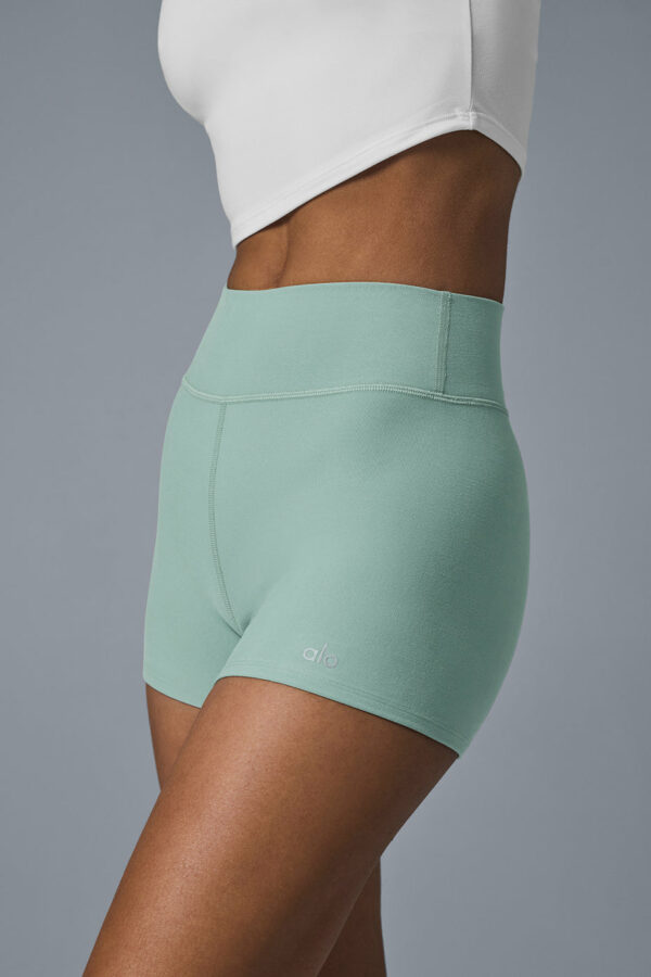 Alo Yoga | Alosoft High-Waist Carefree Short in Botanical Green