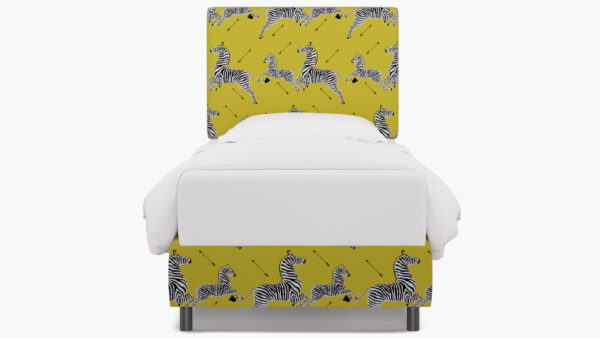 The Inside | Square Back Bed | Yellow Zebra