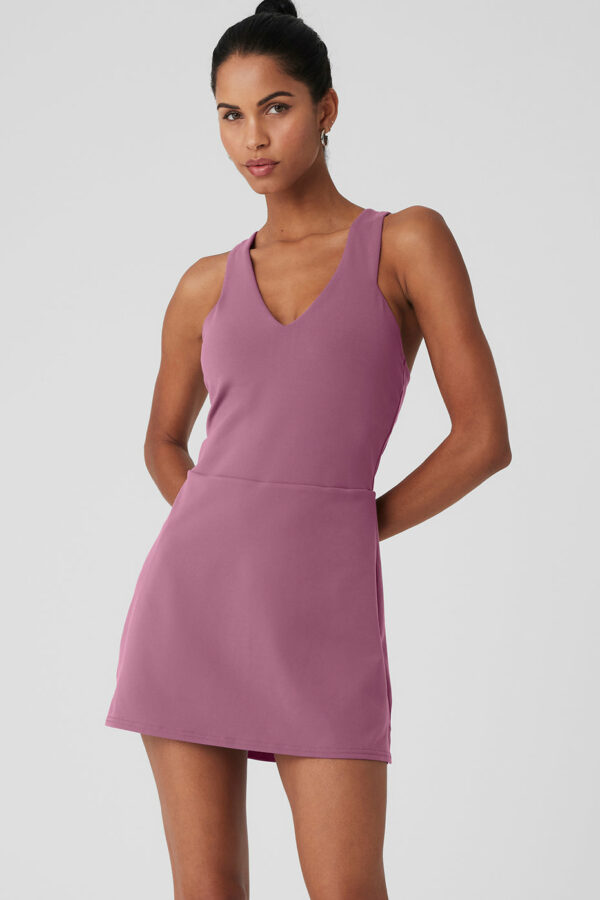 Alo Yoga | Airbrush Real Dress in Soft Mulberry Purple