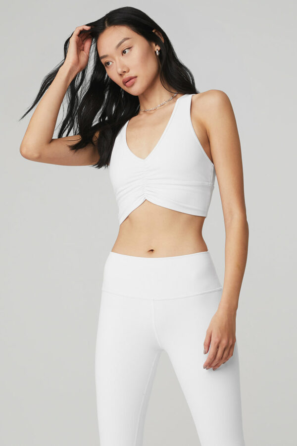 Alo Yoga | Wild Thing Bra in White