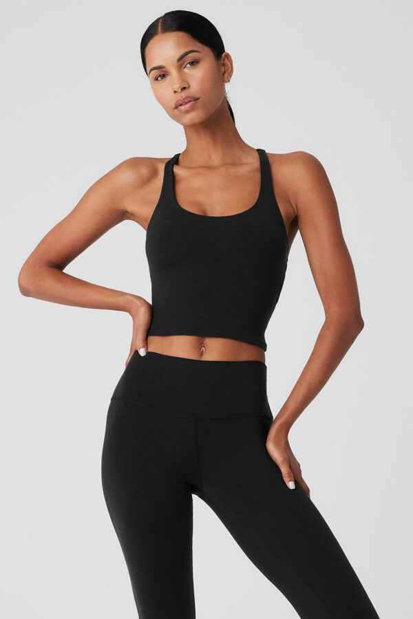 Alo Yoga | Sleek Back Bra Tank Top in Black