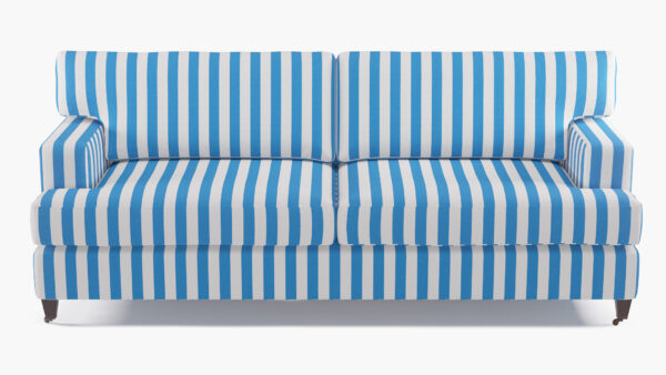 The Inside | Classic Sofa | Cerulean Cabana Stripe