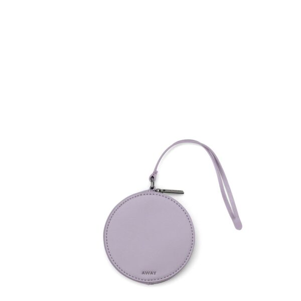 Away | The Circle Zip Pouch in Seafoam in Orchid