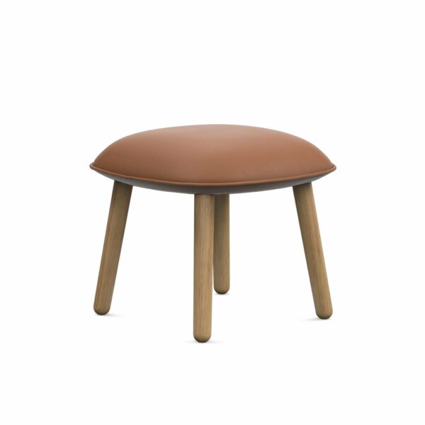 Normann Copenhagen | Ace Footstool - Oak Legs - Camira-Synergy-LDS19