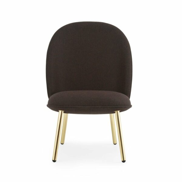 Normann Copenhagen | Ace Lounge Chair - Brass Legs - Camira-Synergy-LDS19