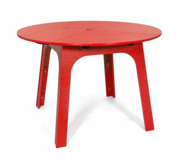 Loll Designs | Alfresco Round Table - 44" - Apple Red