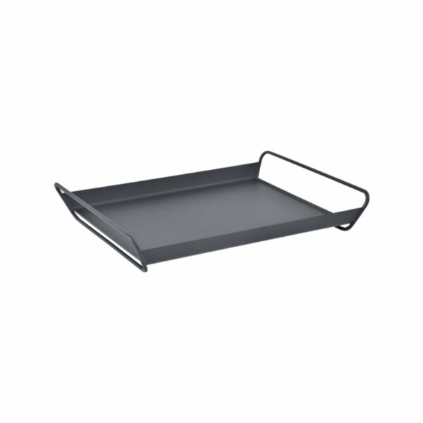 Fermob | Alto Metal Tray - Large 21x15 - Black Cherry