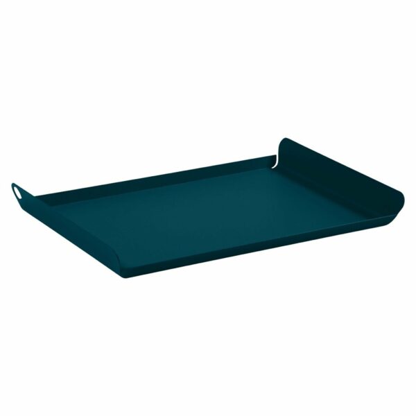 Fermob | Alto Metal Tray - Small 14x9 - Acapulco Blue