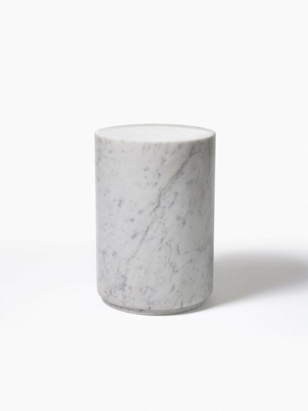 Fferrone Design | Amara Side Table - Carrara Marble