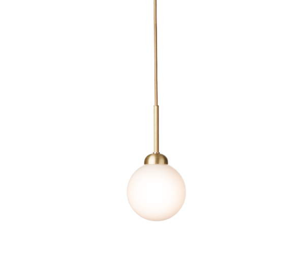 Nuura | Apiales 1 Pendant - Brushed Brass/Opal White