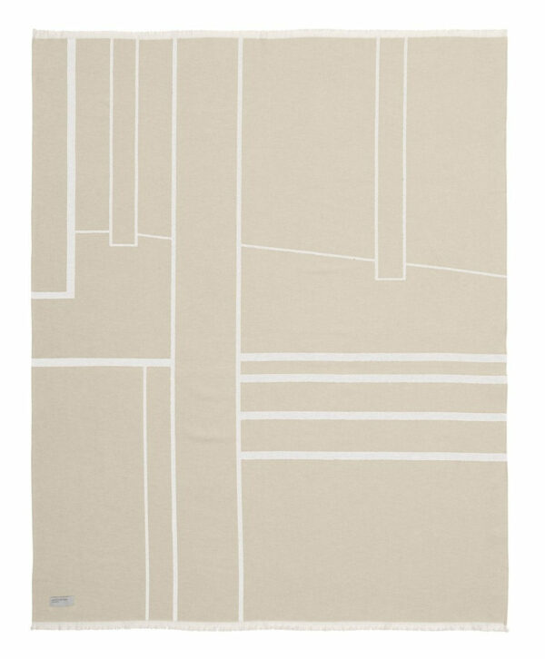 Kristina Dam | Architecture Throw - Beige