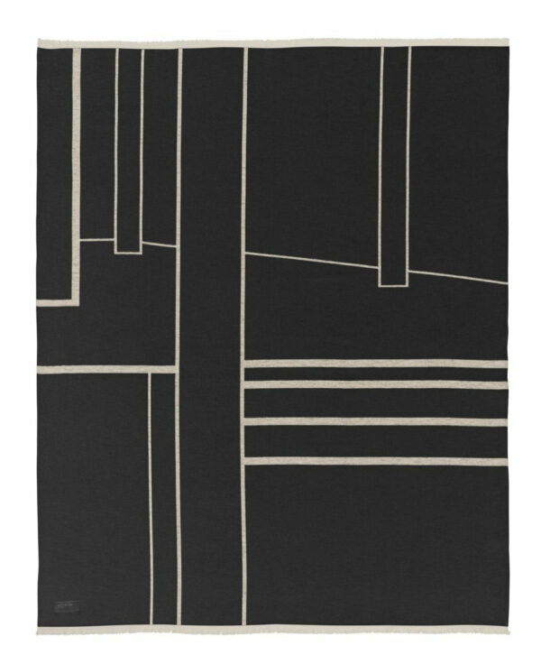 Kristina Dam | Architecture Throw - Black