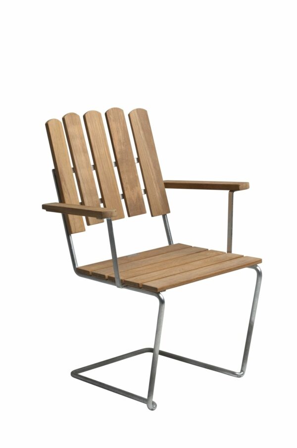 Grythyttan Stålmöbler | Armchair A2 - Untreated Teak