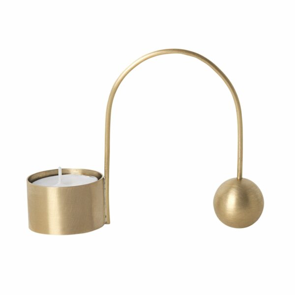 Ferm Living | Balance Tealight Holder - Brass