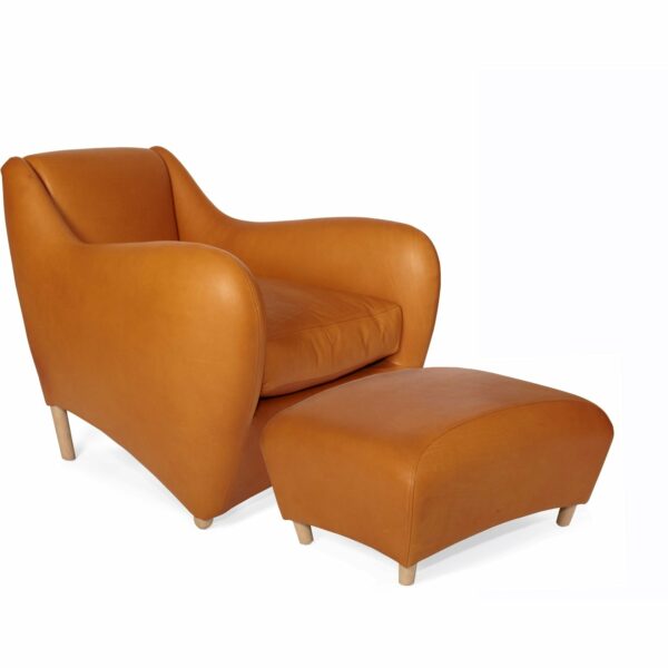 SCP | Balzac Armchair & Ottoman - Hallingdal 65 - 0100