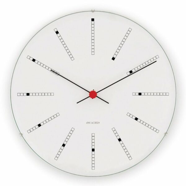 Arne Jacobsen Clocks | Bankers Wall Clock - 8"Ø / Black