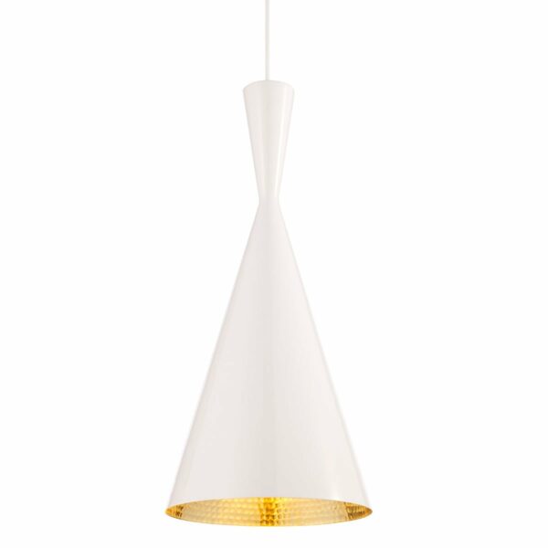 Tom Dixon | Beat Tall Pendant - White