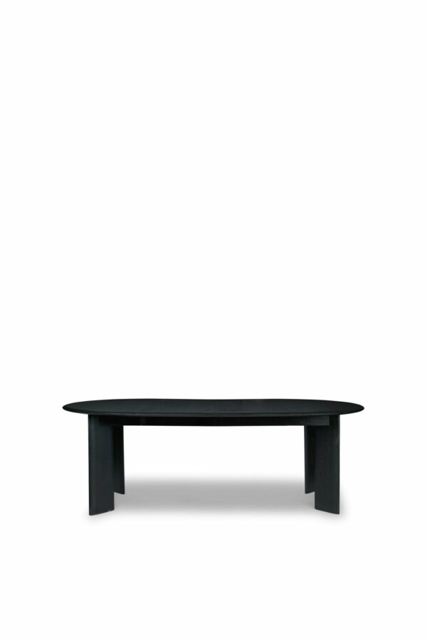 Ferm Living | Bevel Table Extendable - Black Oiled Beech / Two Extensions