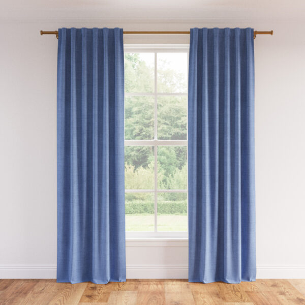 The Inside | Linen Privacy Curtain | 50" x 96" | French Blue Linen