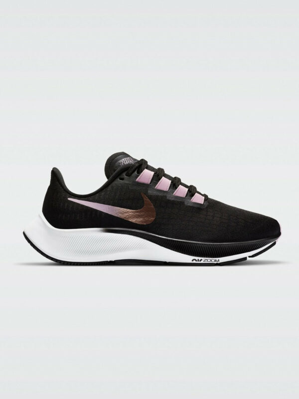 Nike Air Zoom Pegasus 37 Sneaker - Black/mtlc Red Bronze-lt Arctic Pink