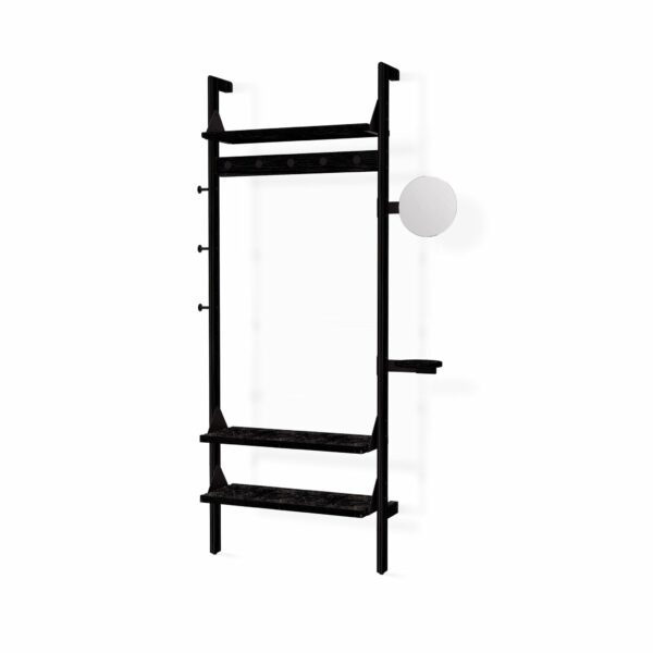 Gus* Modern | Branch-1 Entryway Unit - Black Frame/Black Brackets