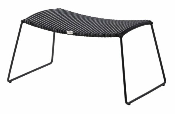 Cane Line | Breeze Footstool - Black