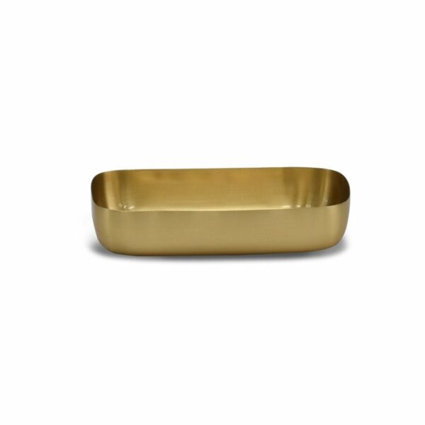 Tina Frey | Paper Towel Tray in Brushed Brass