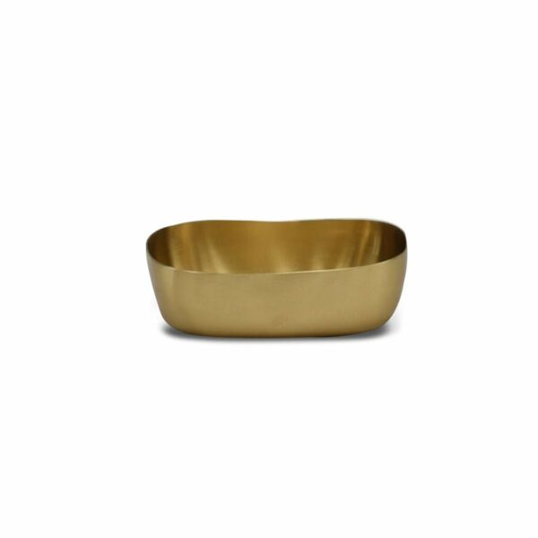 Tina Frey | Cuadrado Soap Dish in Brushed Brass