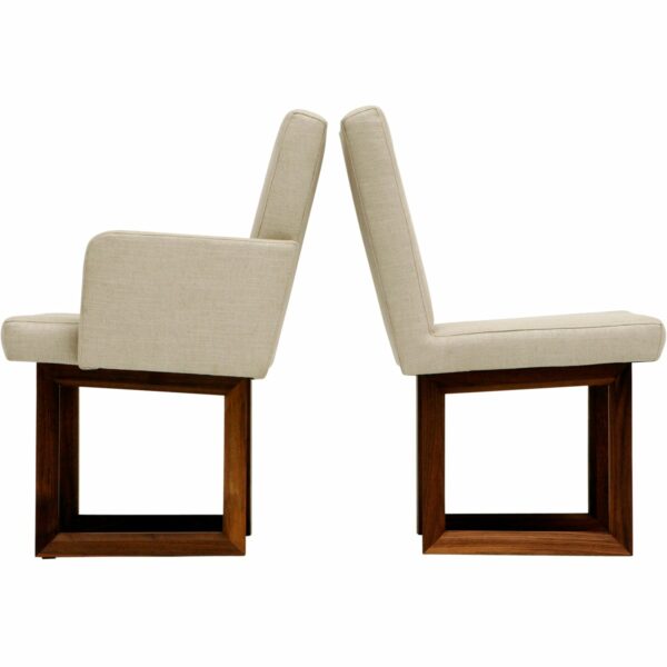 Artless | C2 W Dining Chair - Linen Blend - Ash / No Arms