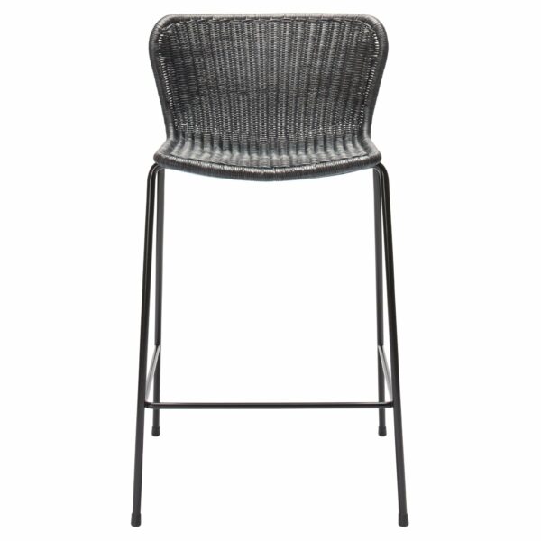 Feelgood Designs | C603 Rattan Counter Stool - Charcoal